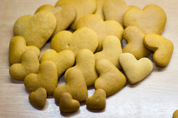 Hearts and shapes for the dough