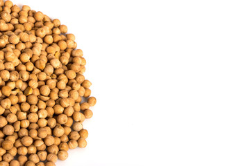 fruit chick peas isolated on white background