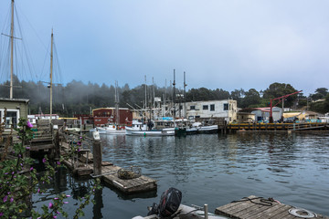 Fort Bragg harbor, California
