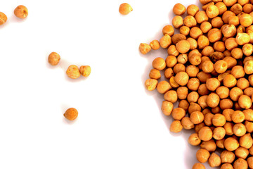 fruit chick peas isolated on white background