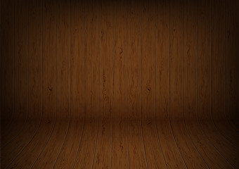 Dark wood curve wall texture background