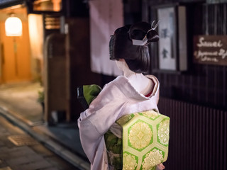 Japanische Geisha in Kyoto, Japan