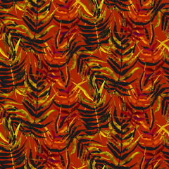 Vector watercolor floral pattern