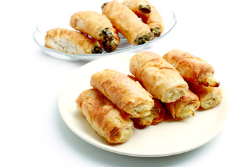 cheese and spinach rolled