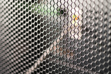 Ethernet cable on network switches in background.