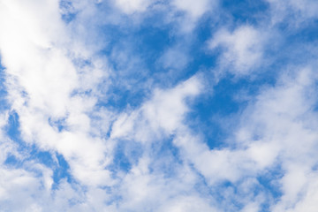 Blue sky with clouds