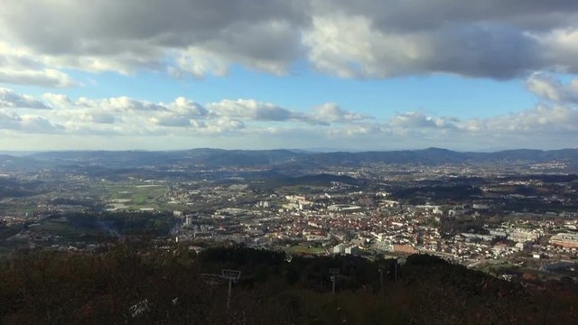 Landscape of Guimares from high