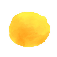 vector brush strokes circles of paint on white background. watercolor