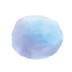 vector brush strokes circles of paint on white background. watercolor