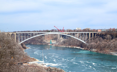 Rainbow Bridge above Niagara River