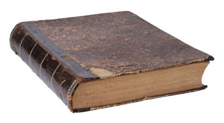 Obraz premium Old book isolated on a white background