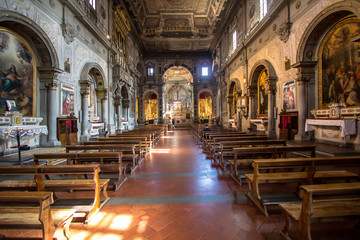 Fototapeta na wymiar Church of San Domenico in Siena, Tuscany, Italy