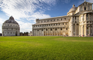 Fototapeta na wymiar Leaning tower and Pisa cathedral, Pisa, Italy