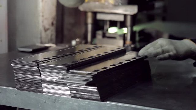 Production of stamped steel products