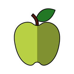 apple fruit fresh isolated icon vector illustration design