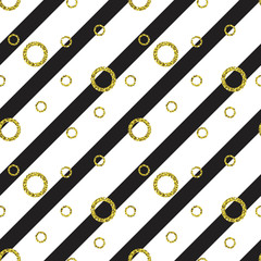 Vector seamless striped pattern.