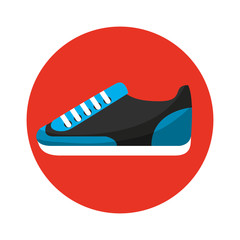 shoe sport isolated icon vector illustration design