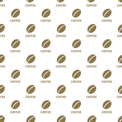 Coffee seamless pattern