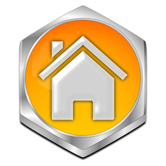 Fototapeta premium Home Button - 3D illustration