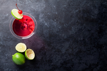 Cosmopolitan cocktail