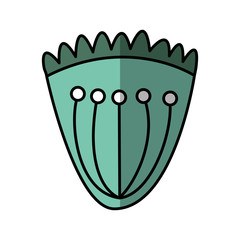 cute flower nature icon vector illustration design