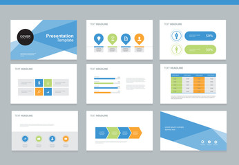 presentation background design template with infographic elements design for brochure, Annual report, book with cover background design