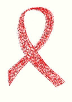 Breast cancer awarness symbol Illustration on white background