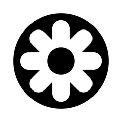 cute flower nature icon vector illustration design