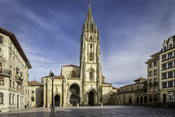 Fototapeta na wymiar Catedral del Oviedo