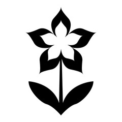 cute flower nature icon vector illustration design