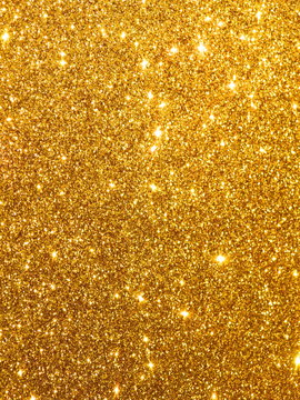 Luxury Glitter - Design Gold Glowing Sequins Background