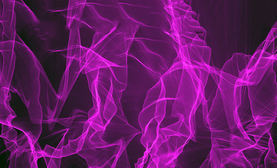 Obraz premium 3d illustration Abstract purple wave background