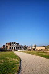 The Roman Amphitheater of Santa Maria Capua Vetere. Italy