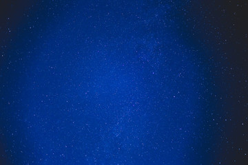 Dark blue, starlight, and the Milky Way