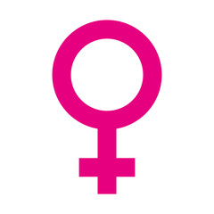 Fototapeta female symbol isolated icon vector illustration design obraz