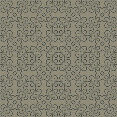 Seamless vintage background, retro style pattern. Vector illustration