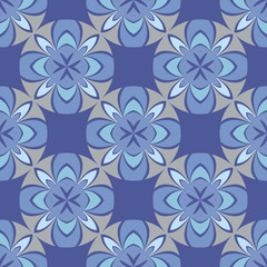 Seamless vintage background, retro style pattern. Vector illustration