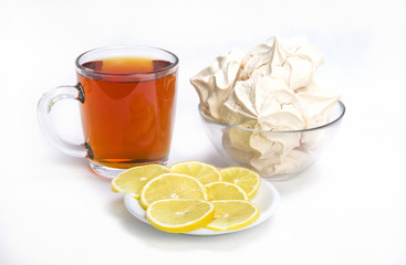 meringue cookies Closeup