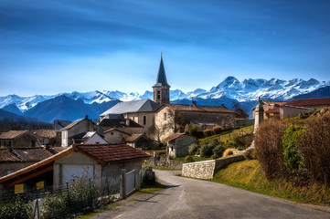 Fototapeta na wymiar village du sud de la France
