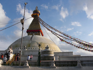 Stupa in Nepal nel 2013.