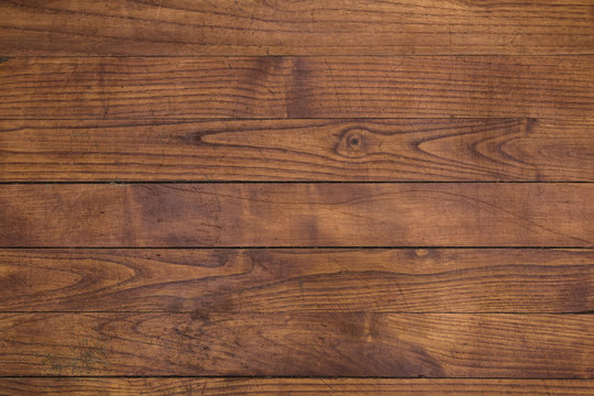 Close up brown wooden planks texture. Abstract wood background.