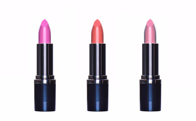 Fototapeta premium close up of a lipstick on white background