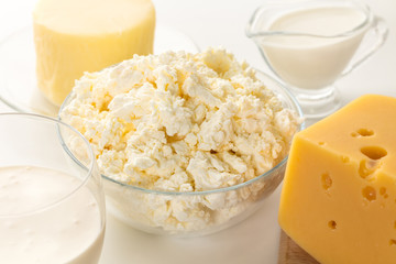 still life of dairy products