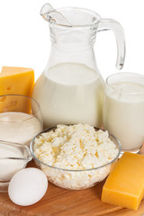 still life of dairy products