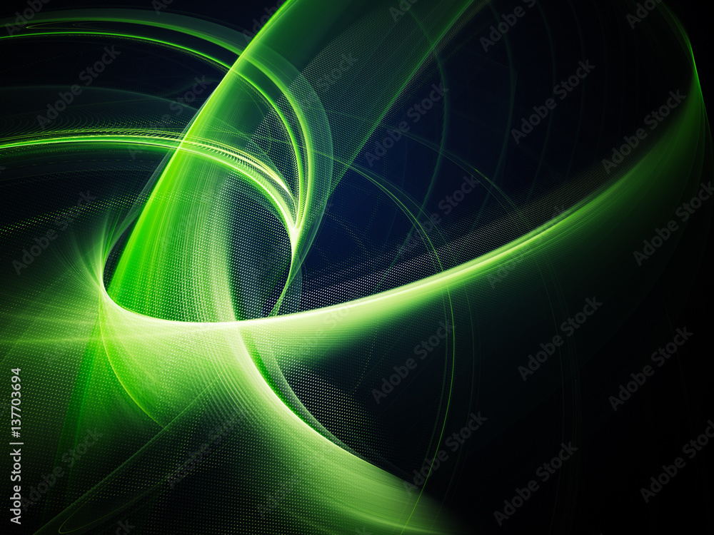 Poster abstract background element. fractal graphics. composition of curves and mosaic halftone effects. gr