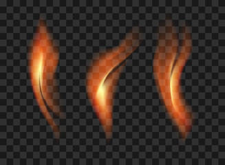 triple fire on transparent background vector