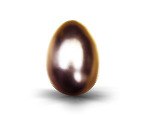 Golden egg for Easter.