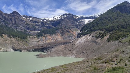 Fototapeta na wymiar black ice glacier