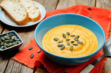 Sweet potato carrot soup