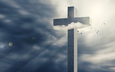 Cross in the sky